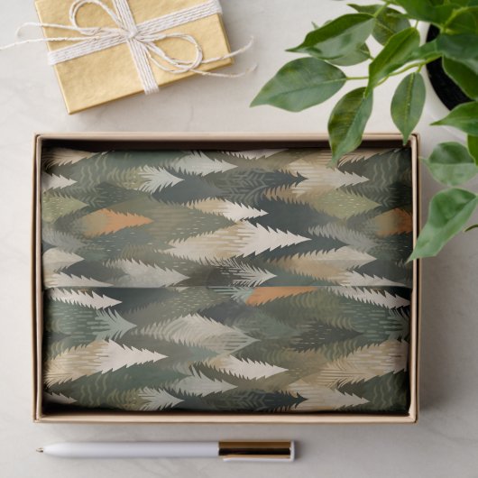 松エレガントの木柄 | 森素朴林 薄葉紙 (ギフト)