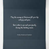 松エレガントはクリスマスエレガントに3枚の写真を載せる 三つ折りクリスマスカード (内部中)