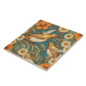 松エレガント鳥装飾セラミックタイル タイル (側面)