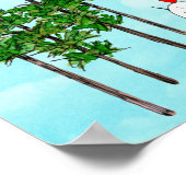 松カラフルの文字ポスター ポスター (角)