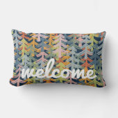 松カラフルの木のよくはしゃぐ手引き ランバークッション (正面)