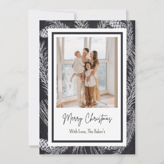 松クリスマスカード 招待状 (正面)