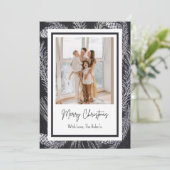 松クリスマスカード 招待状 (スタンド正面)