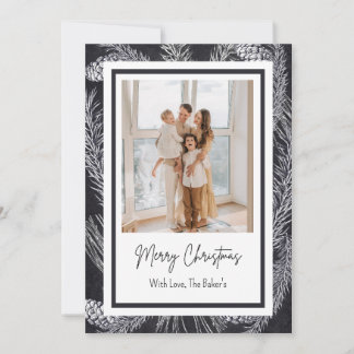 松クリスマスカード 招待状