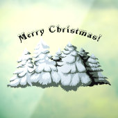 松クリスマスツリー装飾ハッピーカスタマー ウィンドウサイン (シート3)