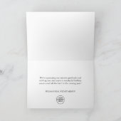 松コーンのクリスマスグリーティ素朴ング企業の シーズンカード (内部)