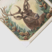 松コーンクラウン付きクリスマスディアー 薄葉紙 (詳細)