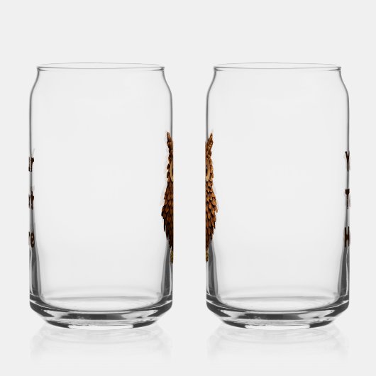 松コーンフクロウ ガラス缶 (右)