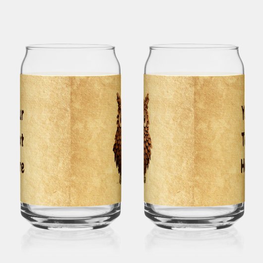 松コーンフクロウ ガラス缶 (右)