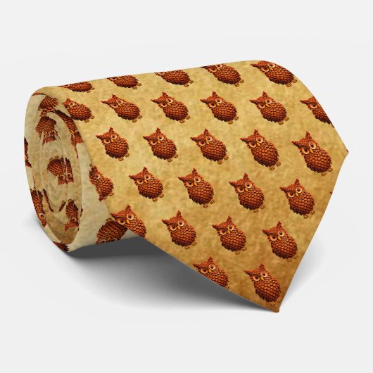 松コーンフクロウ ネクタイ (ロール)