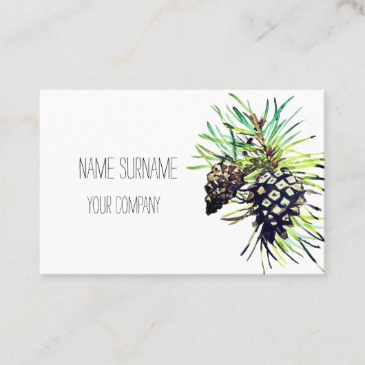 松コーン名刺 名刺 (正面)