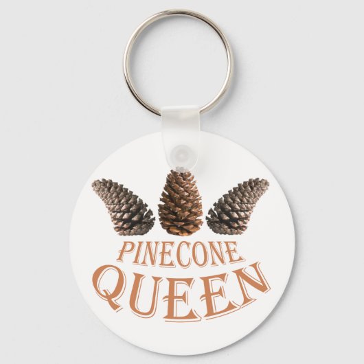 松コーン女王 キーホルダー (正面)