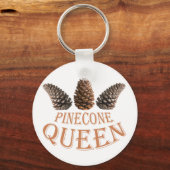 松コーン女王 キーホルダー (正面)