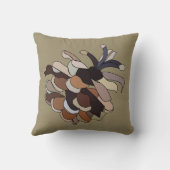 松コーン自然植物 クッション (裏面)