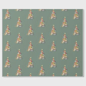 松スタイリッシュ猫 ラッピングペーパー (フラット)