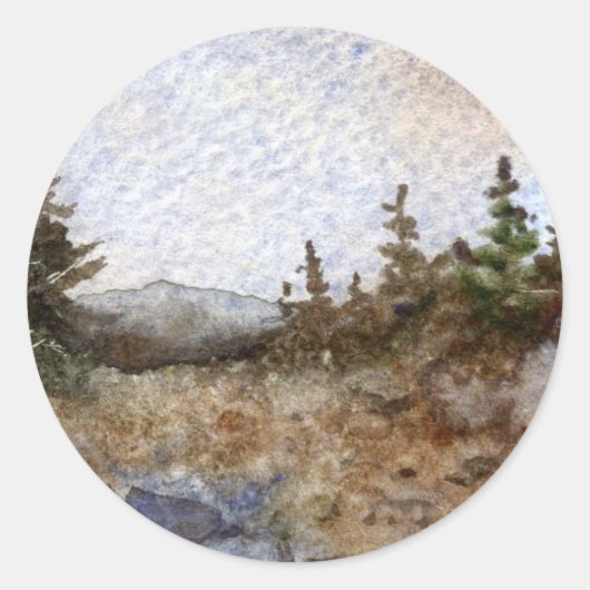 松ステッカー ラウンドシール (正面)