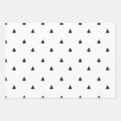 松ミニマルの木のクリスマス包装紙 ラッピングペーパーシート (正面2)