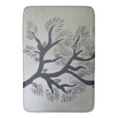 松モダンの木と松 バスマット (正面縦)