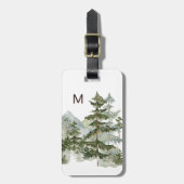 松モノグラムの林・山 ラゲッジタグ (正面縦)