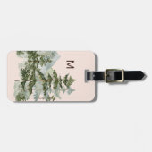 松モノグラムの林・山 ラゲッジタグ (正面横)