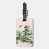 松モノグラムの林・山 ラゲッジタグ (正面縦)