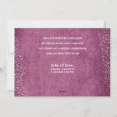 松リースオンプラムのクリスマスフォト シーズンカード (裏面)