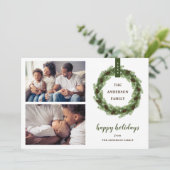 松リースハッピーホリデー2写真 シーズンカード (スタンド正面)