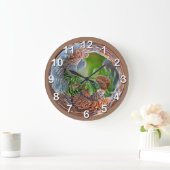 松円錐狂気 ラージ壁時計 (ホーム)