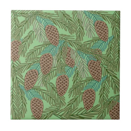 松円錐 タイル (正面)