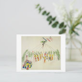 松宗日舞（モスリンの色素） ポストカード (スタンド正面)