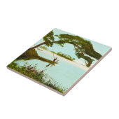 松山愛媛日本のヴィンテージの松山市 タイル (側面)