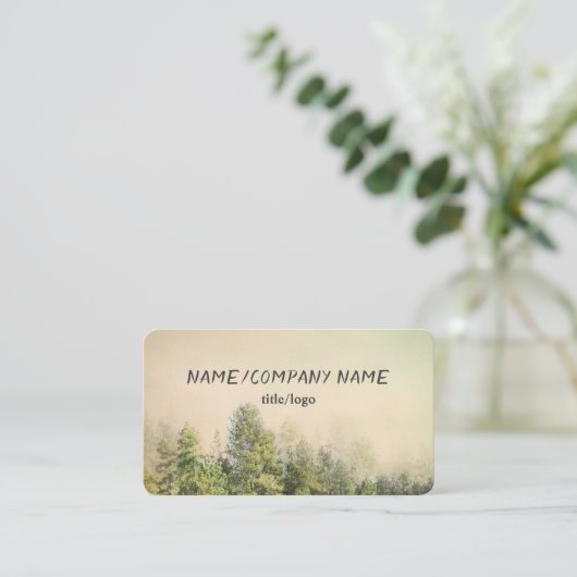 松山景観ヴィンテージスタイル 名刺 (スタンド正面)