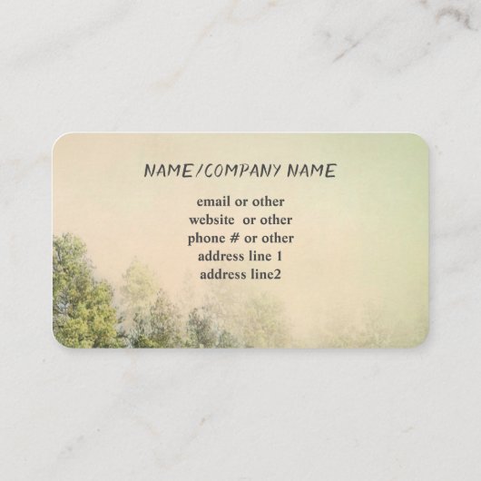 松山景観ヴィンテージスタイル 名刺 (裏面)