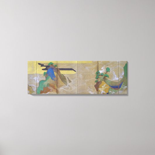 松島の波離れの俵屋宗達 キャンバスプリント (正面)