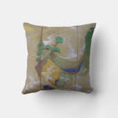 松島の波離れの俵屋宗達 クッション (裏面)