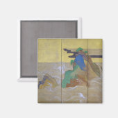 松島の波離れの俵屋宗達 マグネット (正面/裏面)