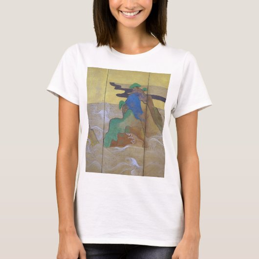 松島の波離れの俵屋宗達 Tシャツ (正面)