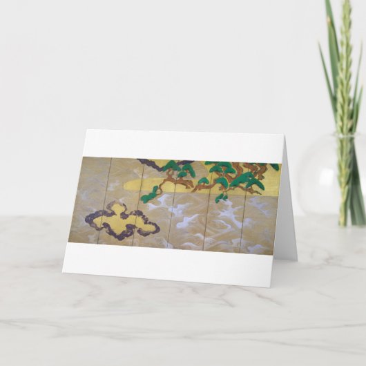 松島の波(右)俵屋宗達 カード (正面)