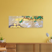 松島の波（右）俵屋宗達 キャンバスプリント (インサイチュ (リビング))