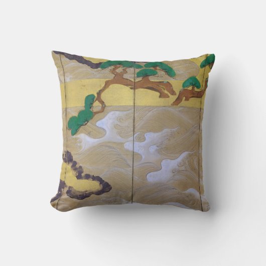 松島の波(右)俵屋宗達 クッション (正面)