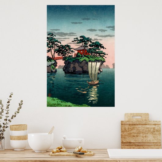 松島by土屋興津 ポスター (キッチン)