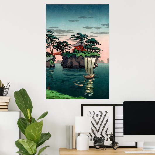 松島by土屋興津 ポスター (ホームオフィス)