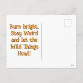 松明とキノコ獣 シーズンポストカード (裏面)