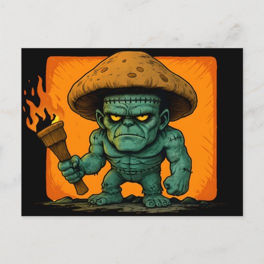 松明とキノコ獣 シーズンポストカード (正面)