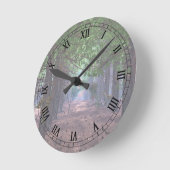 松時計の風 ラウンド壁時計 (傾斜)