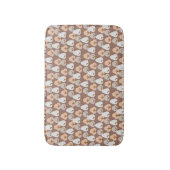 松木植物模様素朴秋秋 バスマット (正面縦)