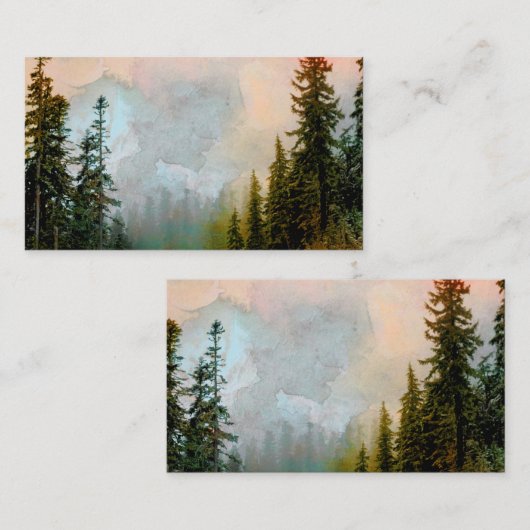 松木自然カスタム景観 名刺 (正面/裏面)