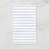 松木赤ちゃんシャワーおむつラッフルカード 名刺 (裏面)