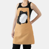 松本ほじ日本の寺Grumpy Frogスケッチアート エプロン (インサイチュ)