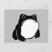 松本ほじ日本の寺Grumpy Frogスケッチアート ポストカード (正面)